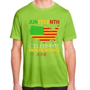 Juneteenth Independence 19 June 1865 Gift Adult ChromaSoft Performance T-Shirt