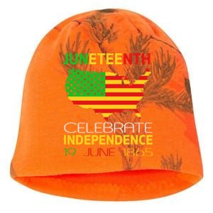 Juneteenth Independence 19 June 1865 Gift Kati - Camo Knit Beanie