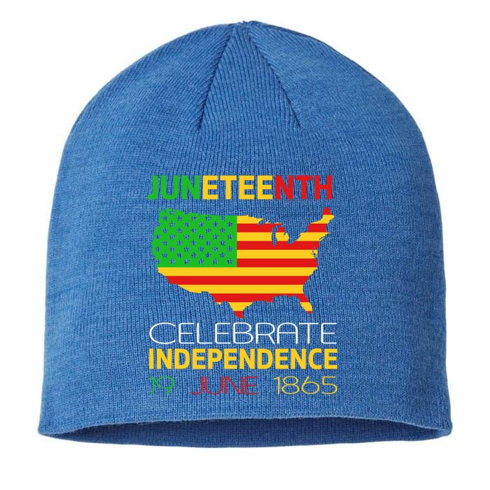 Juneteenth Independence 19 June 1865 Gift Sustainable Beanie