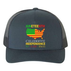 Juneteenth Independence 19 June 1865 Gift Yupoong Adult 5-Panel Trucker Hat