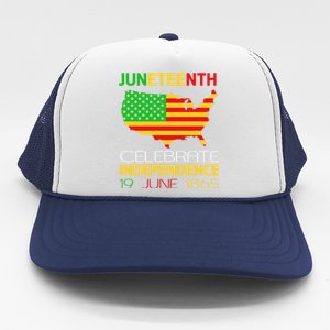 Juneteenth Independence 19 June 1865 Gift Trucker Hat