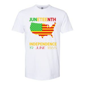 Juneteenth Independence 19 June 1865 Gift Softstyle CVC T-Shirt