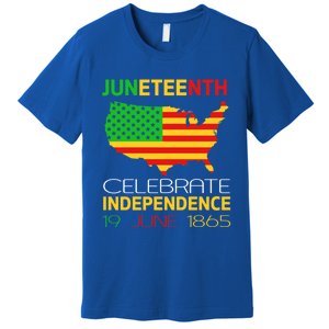 Juneteenth Independence 19 June 1865 Gift Premium T-Shirt