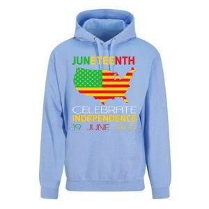 Juneteenth Independence 19 June 1865 Gift Unisex Surf Hoodie