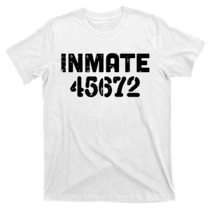 Jail Inmate 45672 Funny Prisoner Halloween Prison Men Women T-Shirt