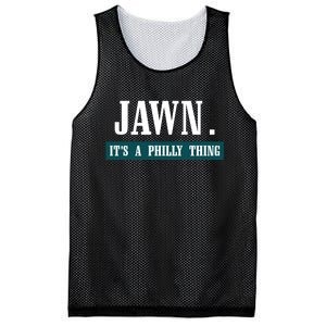 Jawn Its A Philly Thing Philadelphia Slang Mesh Reversible Basketball Jersey Tank