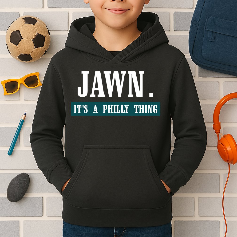 Jawn Its A Philly Thing Philadelphia Slang Kids Hoodie