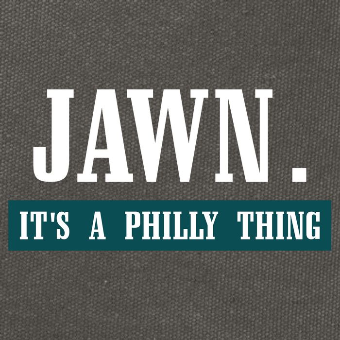 Jawn Its A Philly Thing Philadelphia Slang Cotton Canvas Backpack