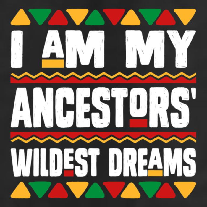 Juneteenth I Am My Ancestors Wildest Dreams Great Gift Adult Drive Performance Visor