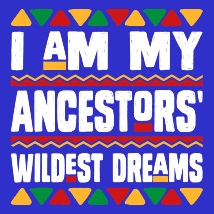 Juneteenth I Am My Ancestors Wildest Dreams Great Gift Zip Tote Bag
