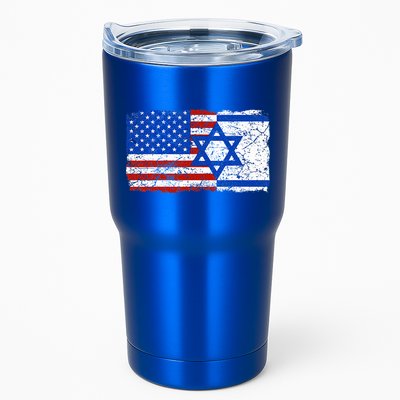 Jewish Israeli American Jew Flag Israel America USA  Tumbler