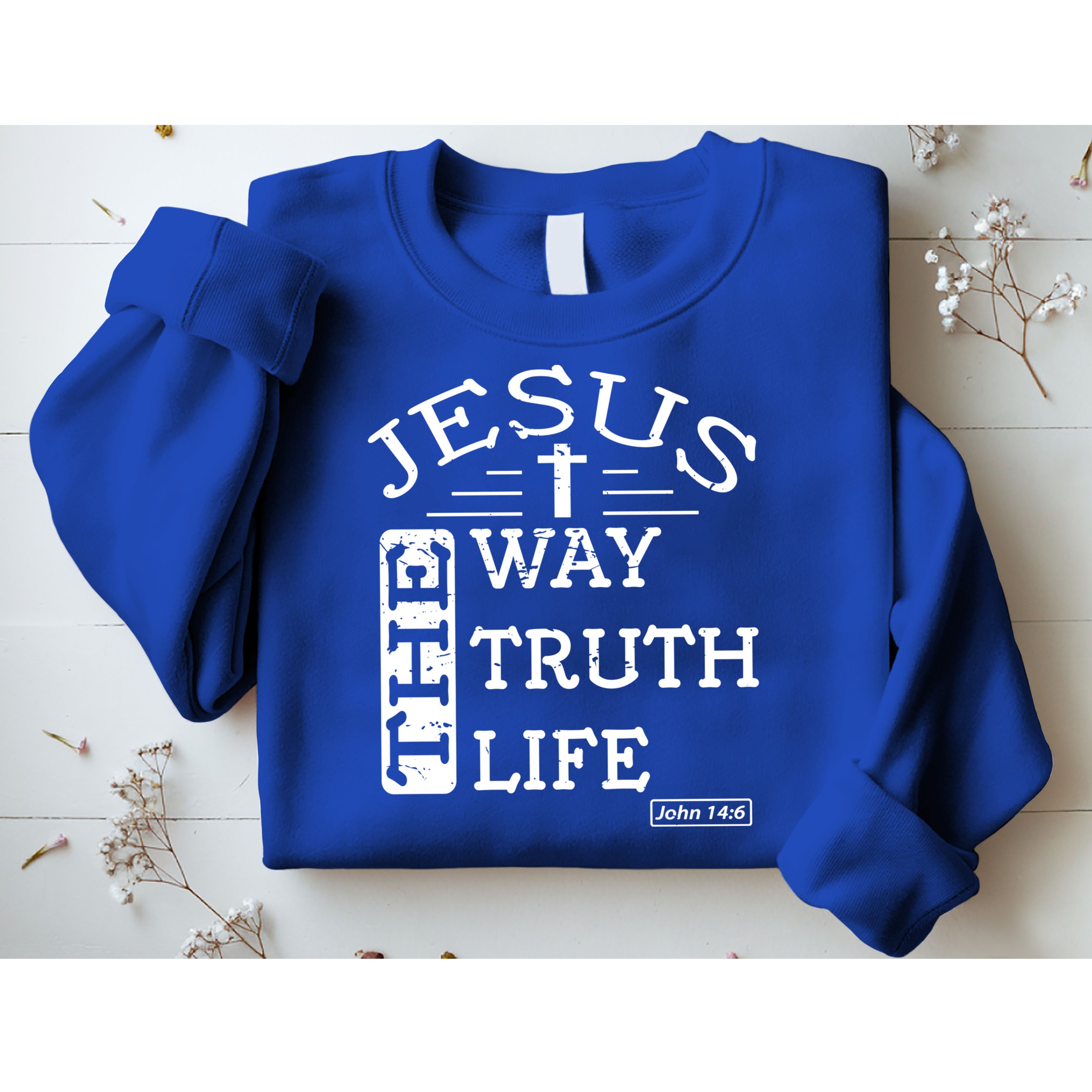 Jesus I Am The Way The Truth And The Life John 14:6 Gift Sweatshirt