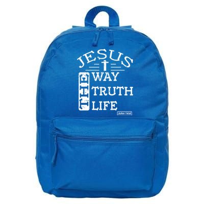 Jesus I Am The Way The Truth And The Life John 14:6 Gift 16 in Basic Backpack