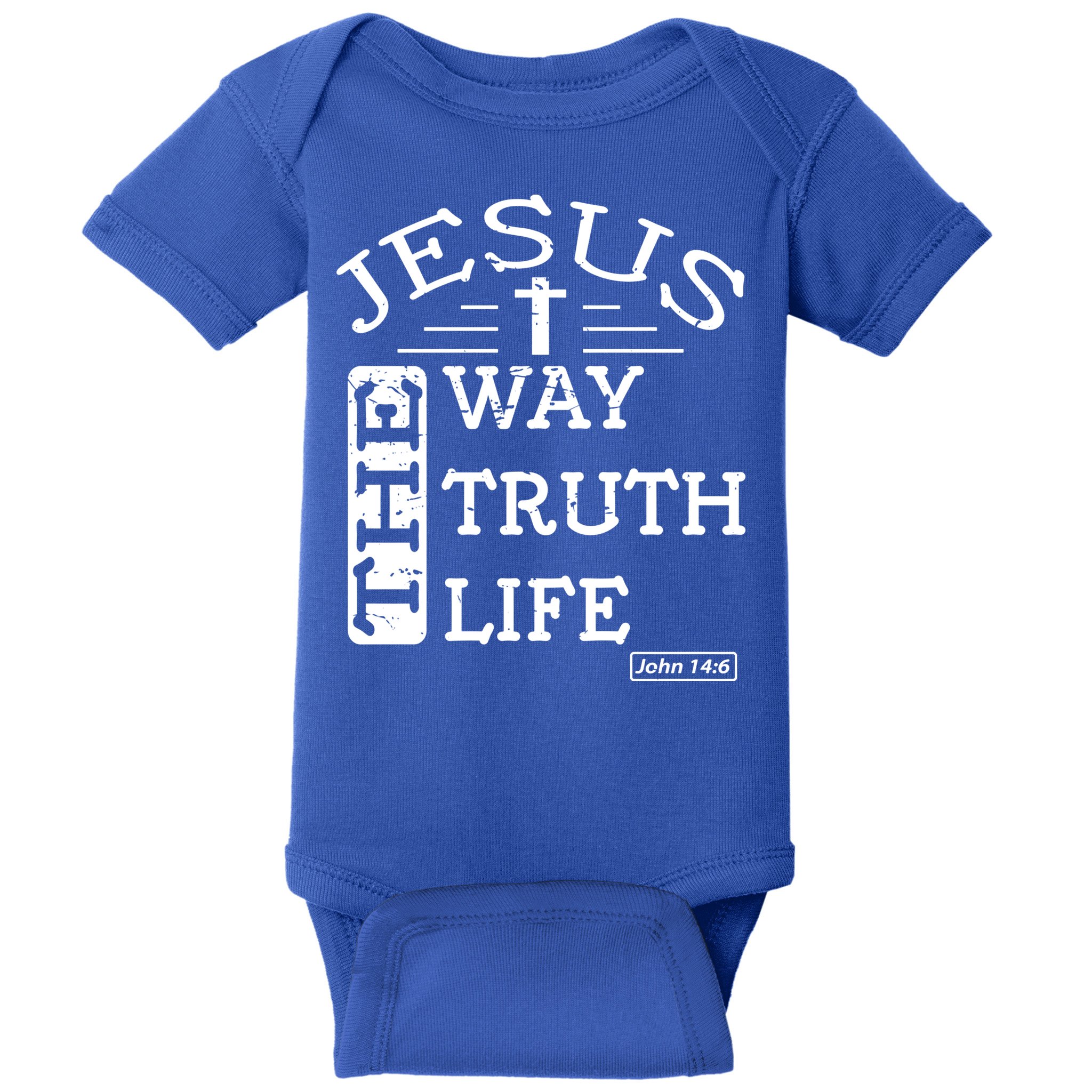 Jesus I Am The Way The Truth And The Life John 14:6 Gift Baby Bodysuit