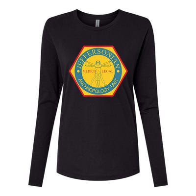 Jeffersonian Institute Anthropology Unit Womens Cotton Relaxed Long Sleeve T-Shirt