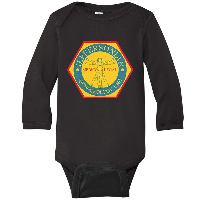 Jeffersonian Institute Anthropology Unit Baby Long Sleeve Bodysuit