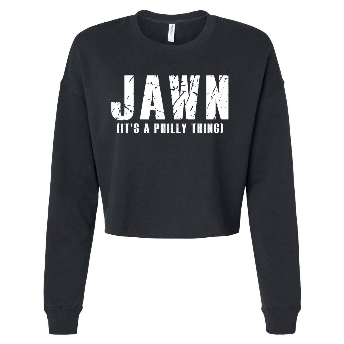 Jawn It's A Philly Thing Philadelphia Fan Pride Cropped Pullover Crew