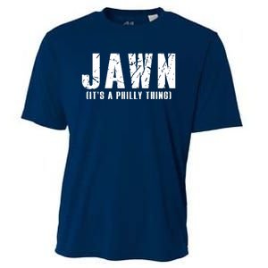 Jawn It's A Philly Thing Philadelphia Fan Pride Cooling Performance Crew T-Shirt