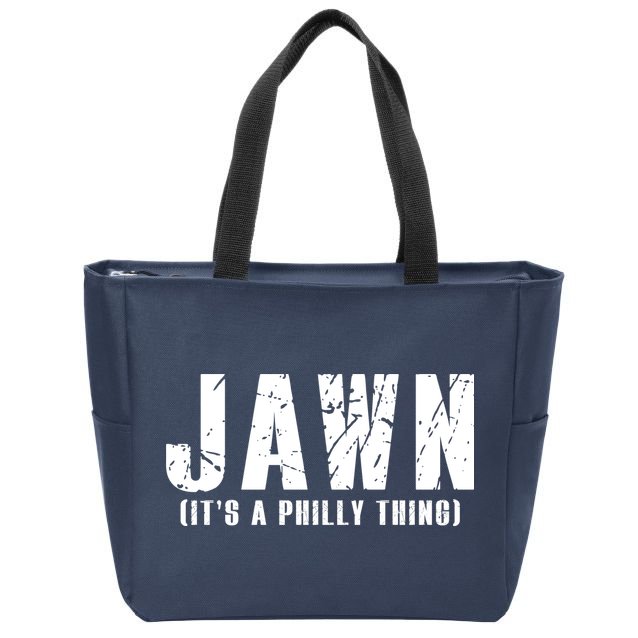 Jawn It's A Philly Thing Philadelphia Fan Pride Zip Tote Bag