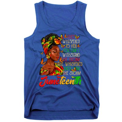 Juneteenth I Am The Storm Black Women Black History Month Tank Top