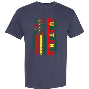 Juneteenth In A Flag For Black History Day June 19th 1865 Garment-Dyed Heavyweight T-Shirt