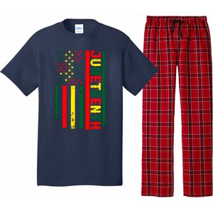 Juneteenth In A Flag For Black History Day June 19th 1865 Pajama Set