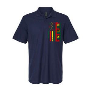 Juneteenth In A Flag For Black History Day June 19th 1865 Softstyle Adult Sport Polo