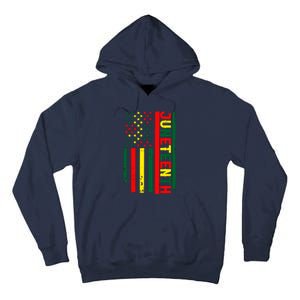 Juneteenth In A Flag For Black History Day June 19th 1865 Tall Hoodie