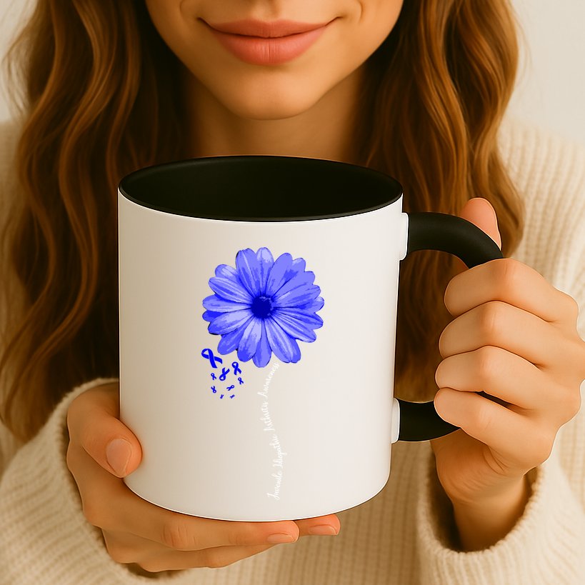 Juvenile Idiopathic Arthritis Awareness Warrior Ribbon Great Gift Mug