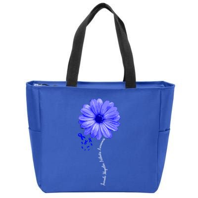Juvenile Idiopathic Arthritis Awareness Warrior Ribbon Great Gift Zip Tote Bag