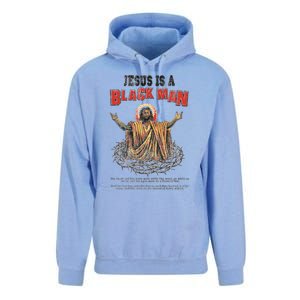 Jesus Is A Black Man His Head And His Hairs Unisex Surf Hoodie