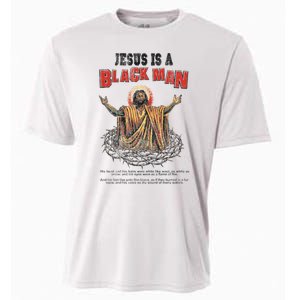 Jesus Is A Black Man His Head And His Hairs Cooling Performance Crew T-Shirt