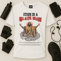 Jesus Is A Black Man His Head And His Hairs Cooling Performance Crew T-Shirt