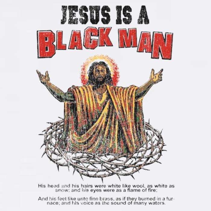 Jesus Is A Black Man His Head And His Hairs Cooling Performance Crew T-Shirt