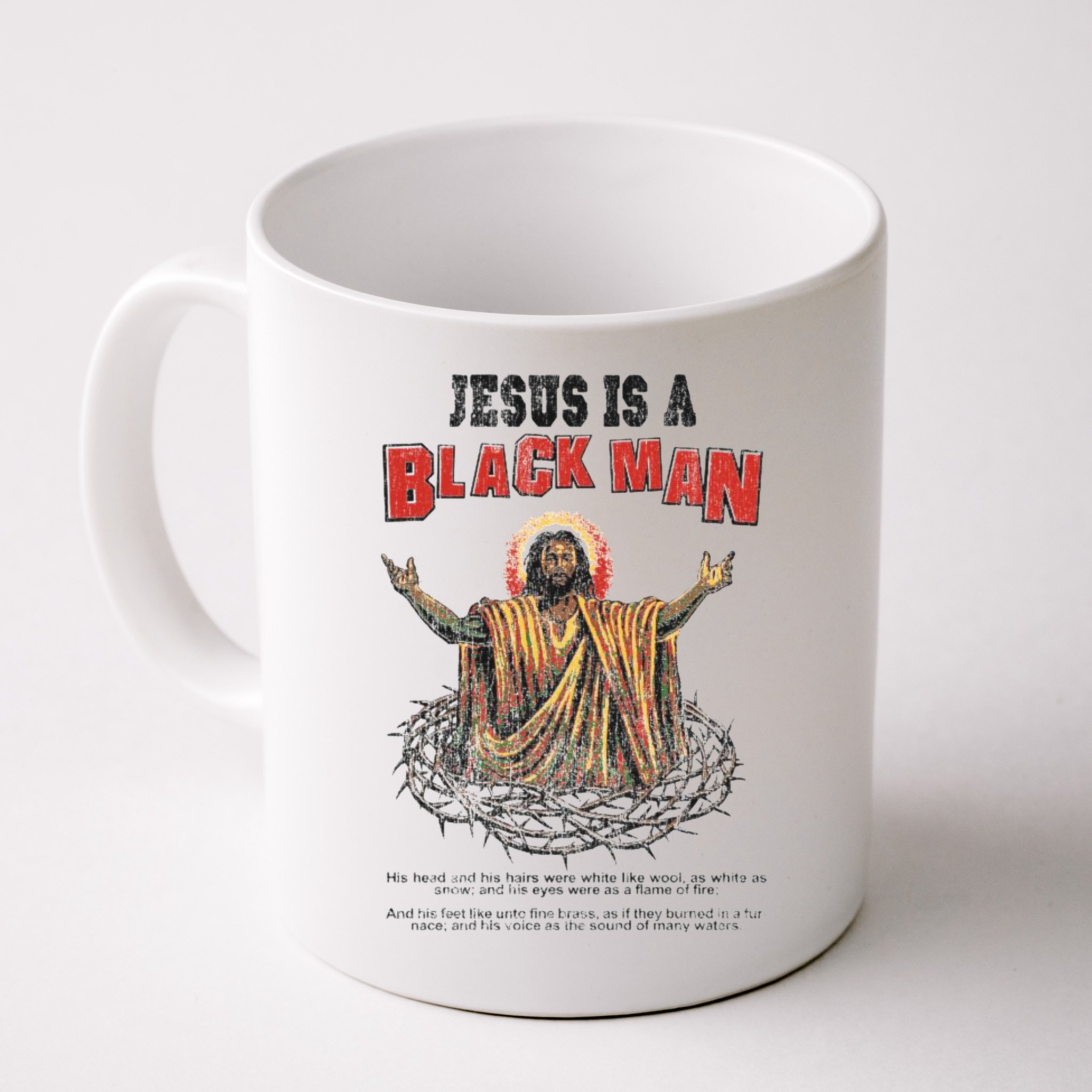 Jesus Is A Black Man His Head And His Hairs Mug