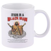 Jesus Is A Black Man His Head And His Hairs 11oz C Handle Ceramic Mug