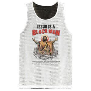 Jesus Is A Black Man His Head And His Hairs Mesh Reversible Basketball Jersey Tank