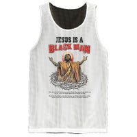 Jesus Is A Black Man His Head And His Hairs Mesh Reversible Basketball Jersey Tank