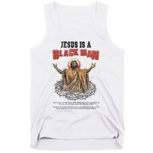 Jesus Is A Black Man His Head And His Hairs Tank Top