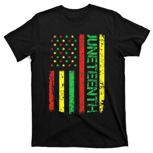 Juneteenth in a Flag for black history day T-Shirt