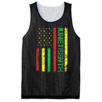 Juneteenth in a Flag for black history day Mesh Reversible Basketball Jersey Tank