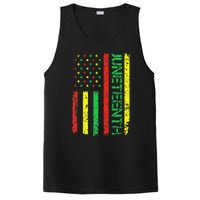 Juneteenth in a Flag for black history day PosiCharge Competitor Tank