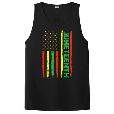 Juneteenth In A Flag For Black History Day PosiCharge Competitor Tank