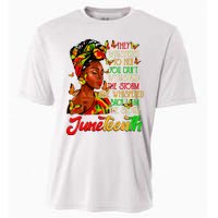 Juneteenth I Am The Storm Black Women Black History Month Cooling Performance Crew T-Shirt