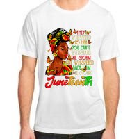 Juneteenth I Am The Storm Black Women Black History Month Adult ChromaSoft Performance T-Shirt