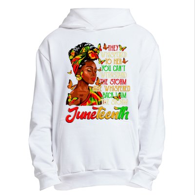 Juneteenth I Am The Storm Black Women Black History Month Urban Pullover Hoodie