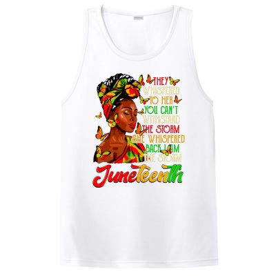 Juneteenth I Am The Storm Black Women Black History Month PosiCharge Competitor Tank