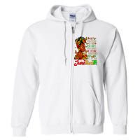 Juneteenth I Am The Storm Black Women Black History Month Full Zip Hoodie