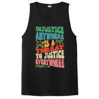 Juneteenth Injustice Anywhere Threat To Justice Everywhere PosiCharge Competitor Tank