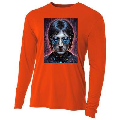 John In A Robotic Cooling Performance Long Sleeve Crew